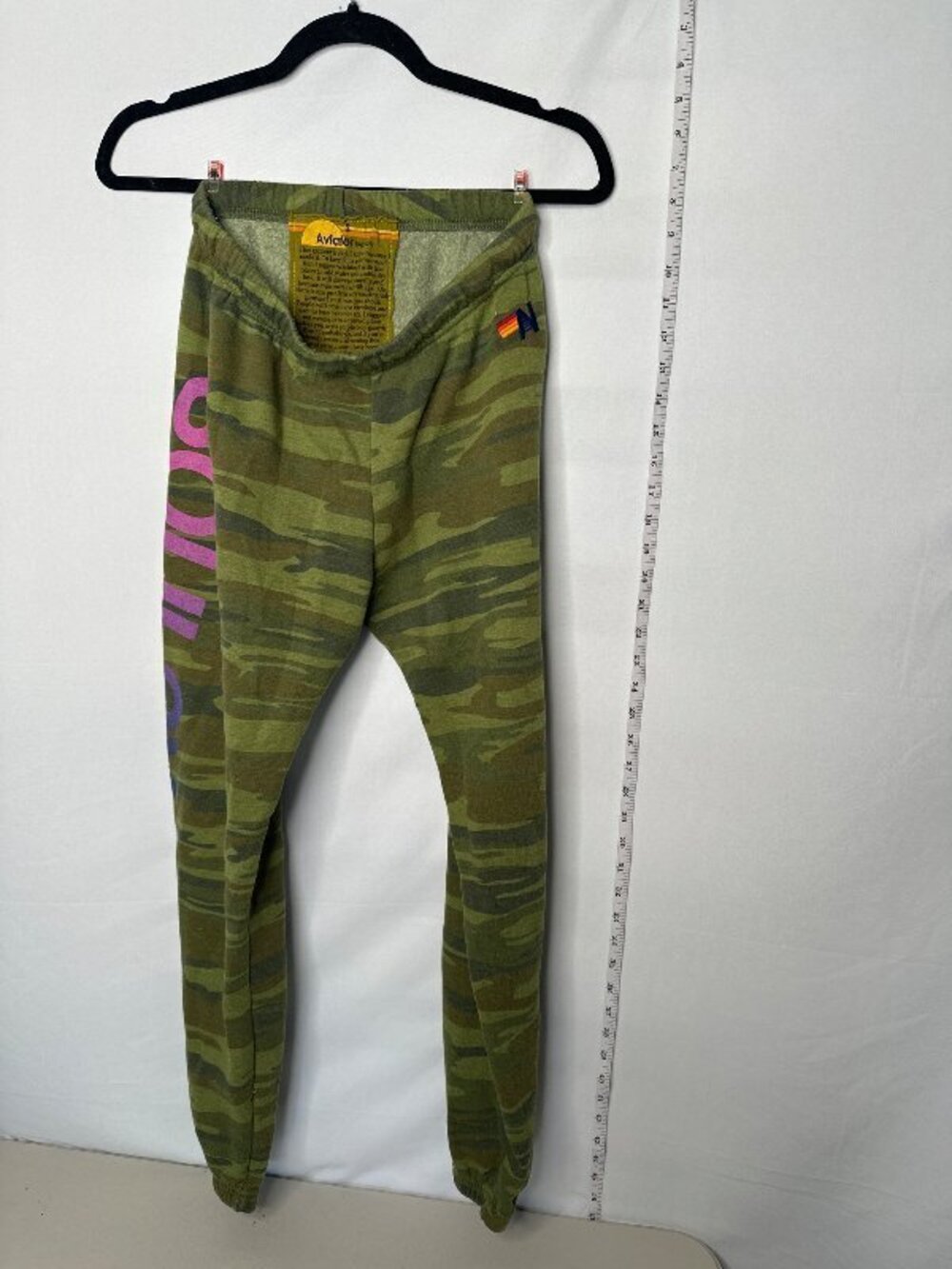 Aviator Nation x SoulCycle Camo Jogger Sweatpants S Athleisure Loungewear Camo